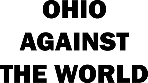 Ohio Against the World: Stickers | Redbubble