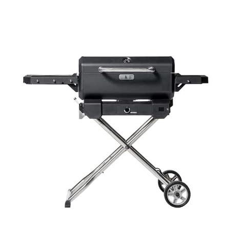 Masterbuilt Portable Charcoal Grill and Smoker in Black with Cart and ...