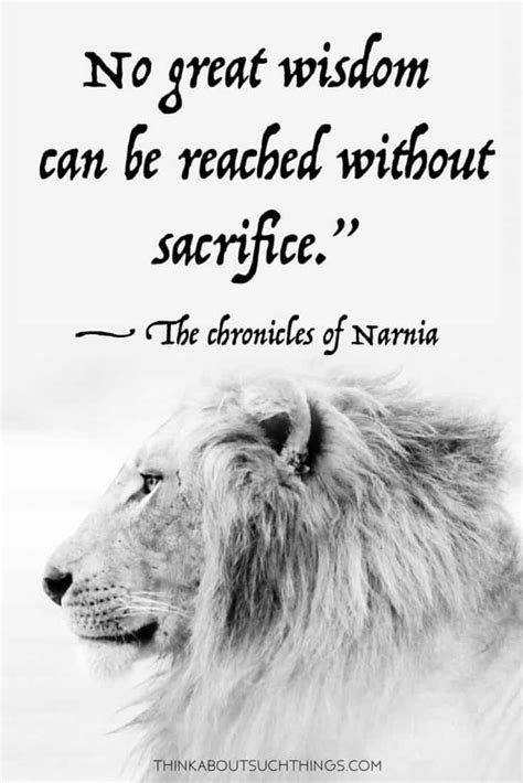 The Ultimate List Of Narnia Quotes You Will Love | Think About Such Things