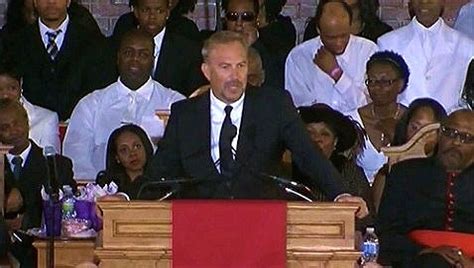 kevin costner whitney houston funeral speech text