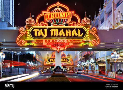 Trump Taj Mahal Casino in Atlantic City, New Jersey, USA Stock Photo ...