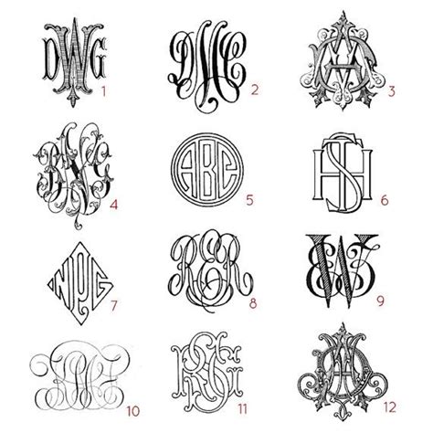 Free 3 Letter Monogram Fonts | semashow.com