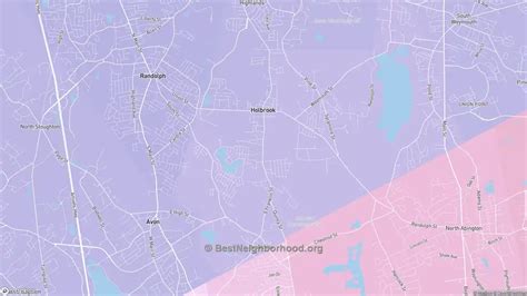 Holbrook, MA Political Map – Democrat & Republican Areas in Holbrook ...