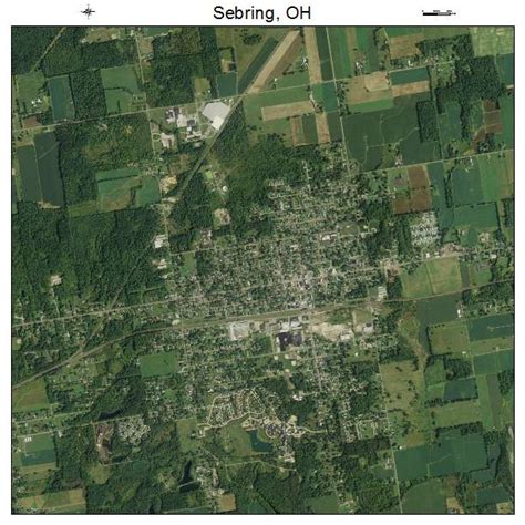 Aerial Photography Map of Sebring, OH Ohio