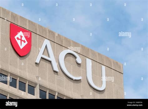 The corporate logo for The Australian Catholic University in the Sydney suburb of North Sydney ...