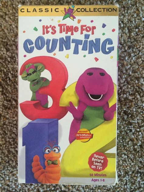 Opening And Closing To Barney: It's Time For Counting 1998 VHS (MCA Universal Home Video Version ...