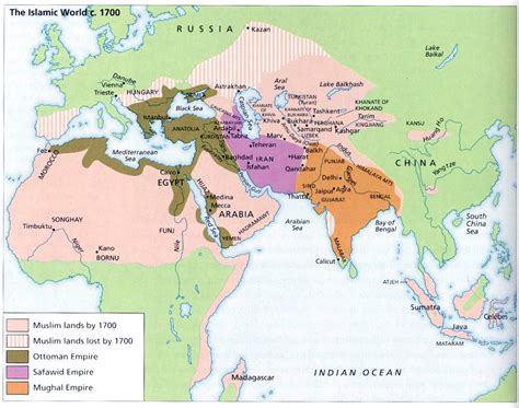 The Islamic World c. 1700 – Mapping Globalization