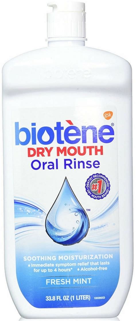 Biotene Dry Mouth Wash Breath Freshening Mouthwash, 33.80 oz, Pack of 2 ...