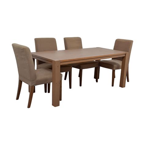 85% OFF - IKEA IKEA Dining Table Set with Henriksdal Chairs / Tables