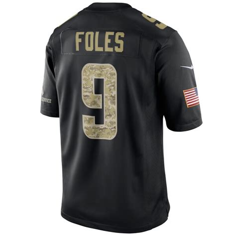 Nick Foles Philadelphia Eagles Nike Salute To Service Jersey - Black - Fanatics.com