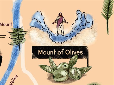 Mount of Olives - Acts 1:9–12 by Graceful illustrations on Dribbble