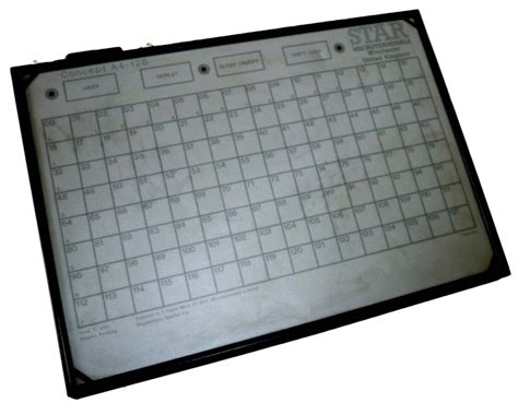 Star Microterminals Concept A4-128 Tablet Keyboard - Peripheral - Computing History