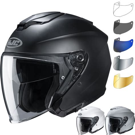 HJC I30 Plain Open Face Motorcycle Helmet & Visor - New Arrivals ...