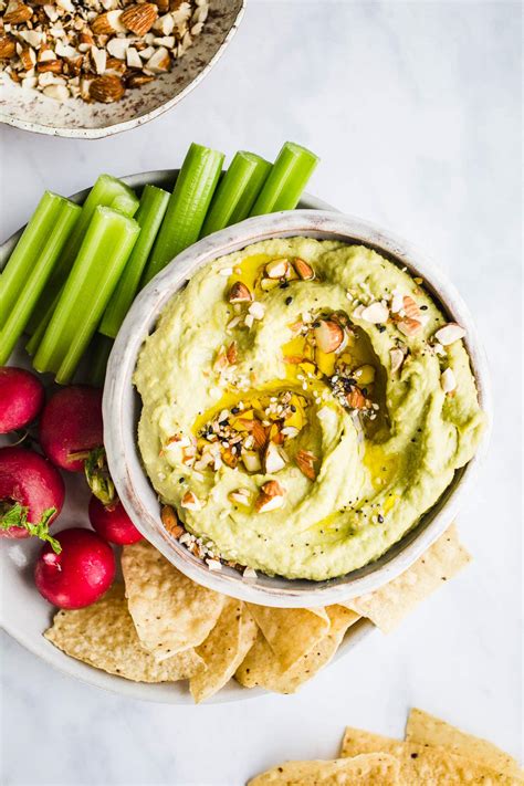 Creamy Avocado Hummus Dip – Salted Plains