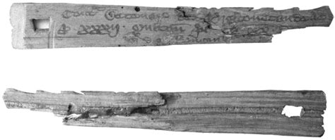 3: Medieval tally sticks (Fig. Note 1.3). | Download Scientific Diagram