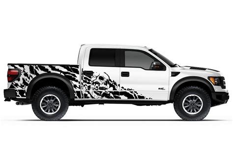 Ford F-150 SVT Raptor (2010-2014) Vinyl Decal Wrap Kit NIGHTMARE – Factory Crafts