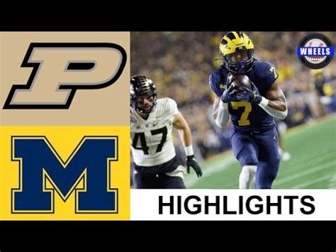 #3 Michigan vs Purdue Highlights | Week 10 | 2023 College Football ...