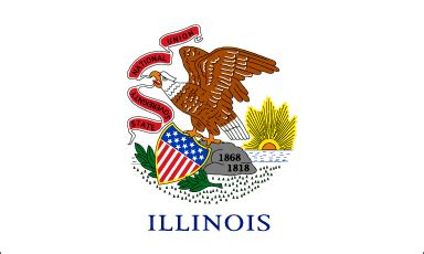 Illinois State Flag – 50states