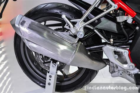 Benelli Tornado 300 exhaust at Auto Expo 2016