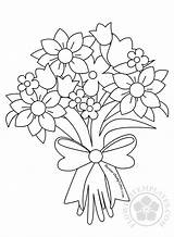 Free Printable Flower Bouquet Coloring Pages sketch template