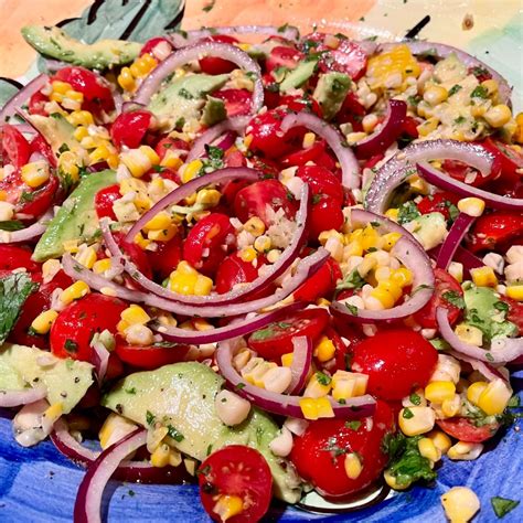 Corn and Avocado Salad - DeBellaLicious.com