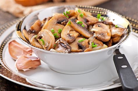 Premium Photo | Fried mushrooms and onions