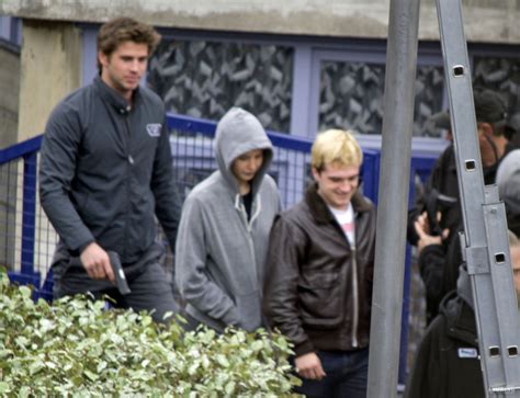 Josh Hutcherson on the set of Mockingjay - Josh Hutcherson Photo ...