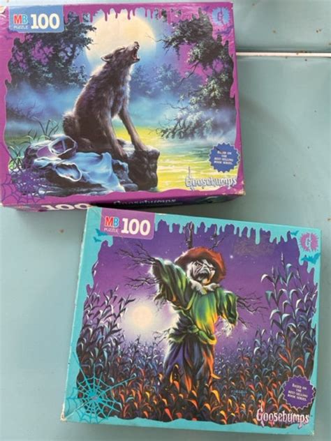 Vintage 1995 Goosebumps Werewolf Fever Swamp & Scarecrow Walks - Etsy