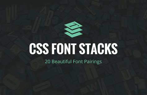 Free CSS Font Stacks — Medialoot