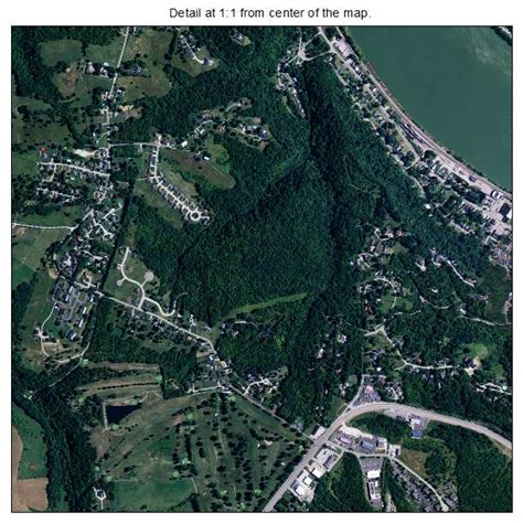 Aerial Photography Map of Maysville, KY Kentucky