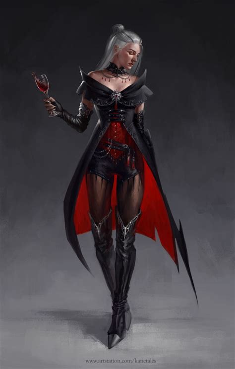 ArtStation - Vampire (study character), Ekaterina Mikhailova | Vampire ...