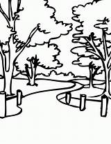 Park Coloring Page  Home sketch template