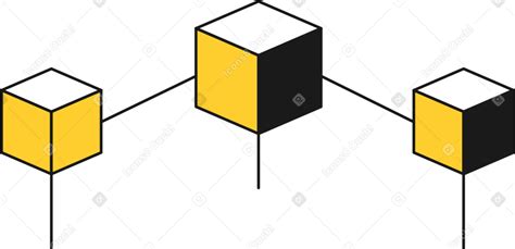 Three cubes PNG, SVG