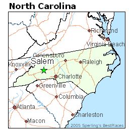 Best Places to Live in Salem, North Carolina