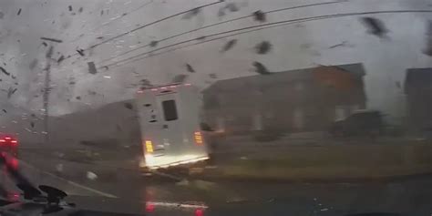 Dashcam video shows driver caught in Clarksville tornado | Fox Weather