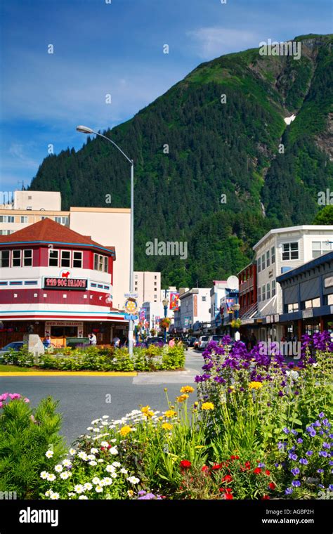 Downtown Juneau Alaska Stock Photo - Alamy