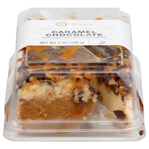 Publix Bakery Caramel Chocolate Cheesecake with Peanuts 7 oz CARTON