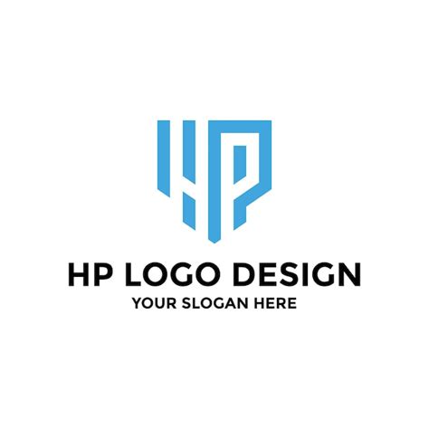 Premium Vector | Hp letter logo design template