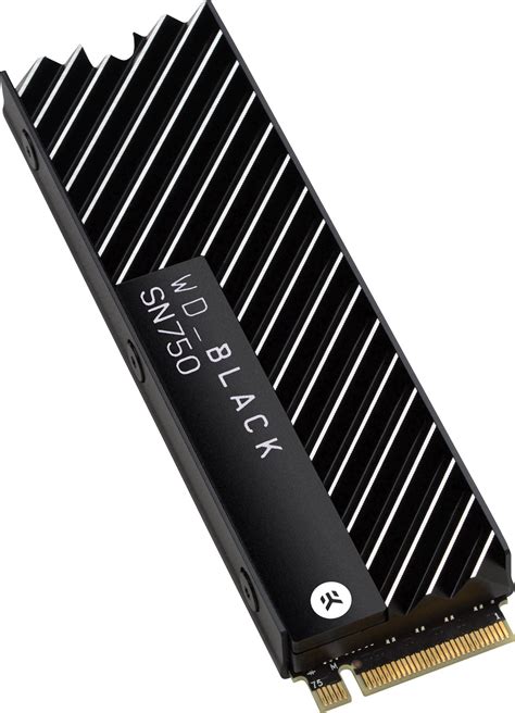 WD Black™ SN750 Heatsink 1 TB NVMe/PCIe M.2 internal SSD M.2 NVMe PCIe ...