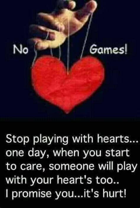 Stop Playing Games With Hearts Pictures, Photos, and Images for ...