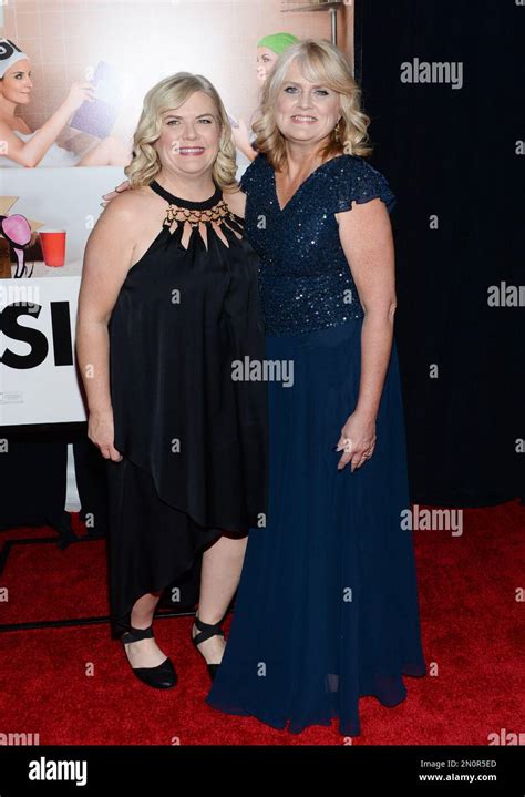 Paula Pell, left, and Patti De La Cruz attend the premiere of "Sisters" at the Ziegfeld Theatre ...