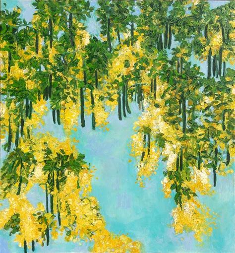 Blooming Amaltas Painting by A. Roy on Gallery Today