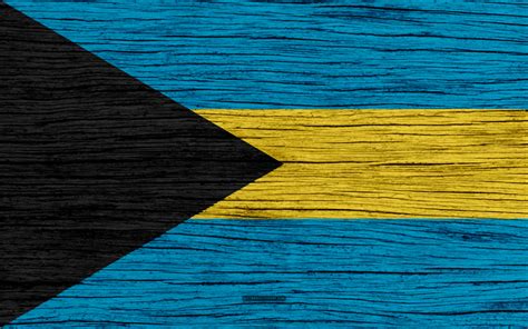 Download wallpapers Flag of Bahamas, 4k, North America, wooden texture ...