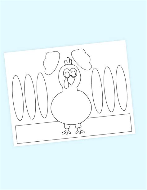 Turkey Headband Craft Template