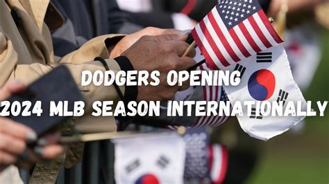 2024 Dodgers schedule: Opening Day with Seoul Series - YouTube