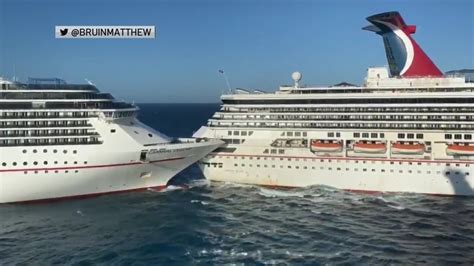 Watch: Carnival Cruise Ship Crashes Into Another in Cozumel Port – NBC 5 Dallas-Fort Worth