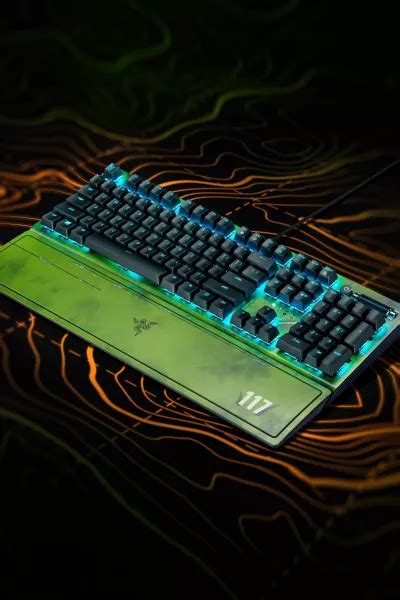 Razer BlackWidow V3 Halo Infinite Edition Keyboard | Urban Outfitters