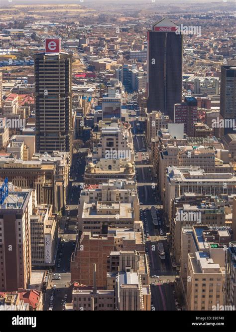 JOHANNESBURG, SOUTH AFRICA - Skyscrapers and buildings in central ...