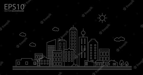 Premium Vector | Cityscape Landscape flat design concept