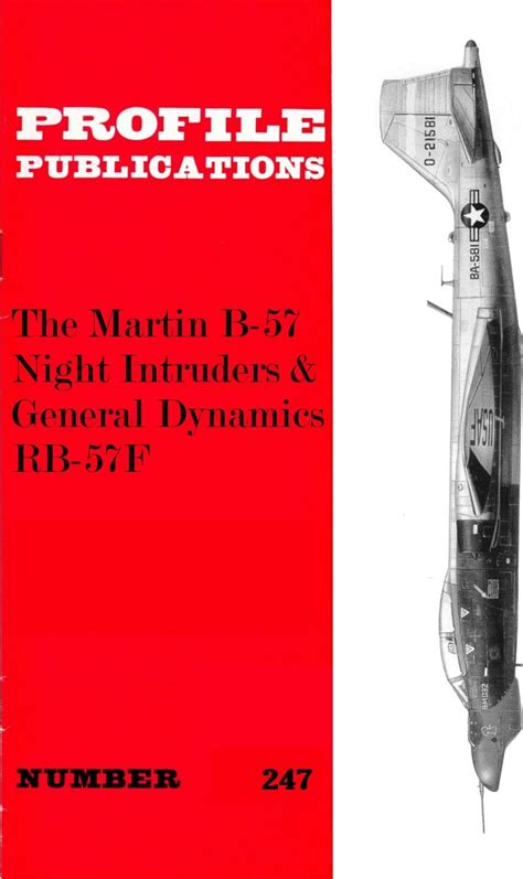 MARTIN B-57 NIGHT INTRUDER: PROFILE PUBS #247/ DOWNLOAD